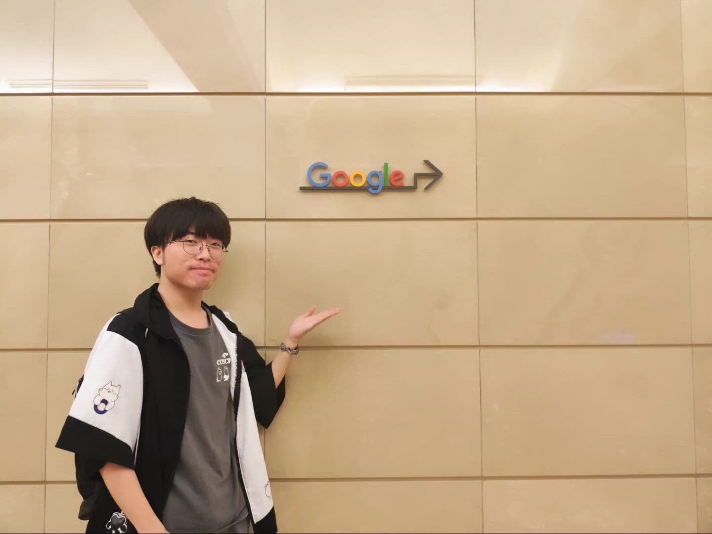 昌维在 Google 台北办公室